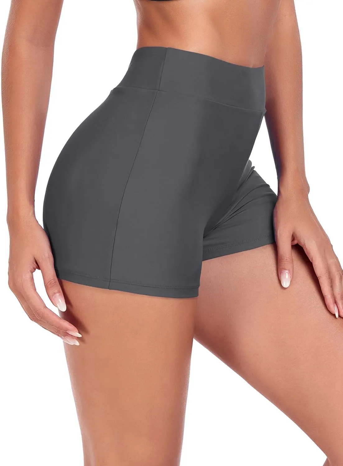 Women's Swim Board Shorts Swimming Bottoms High Waisted Tummy Control Swimsuits Beach Shorts Bathing Trunks