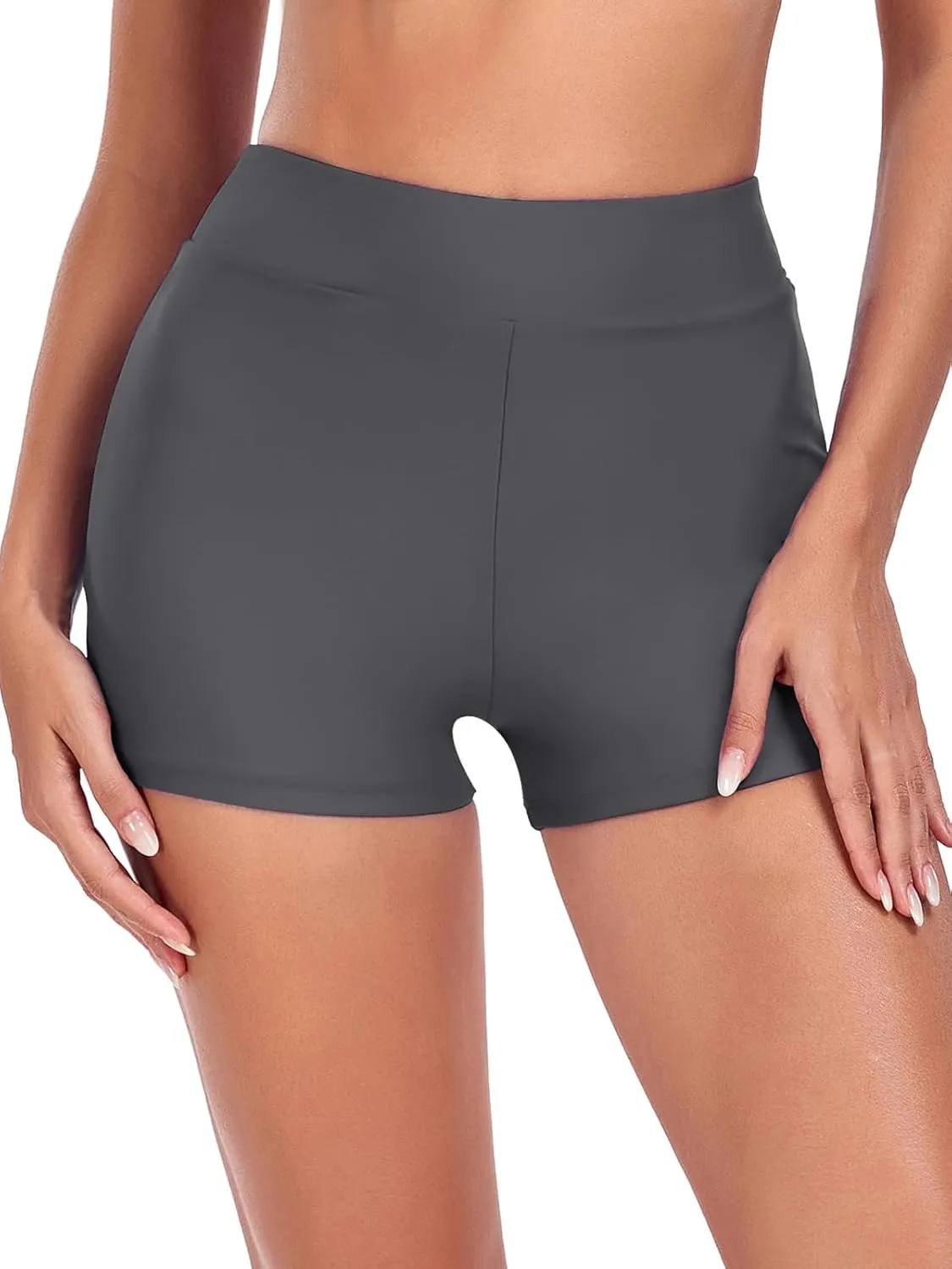 Women's Swim Board Shorts Swimming Bottoms High Waisted Tummy Control Swimsuits Beach Shorts Bathing Trunks