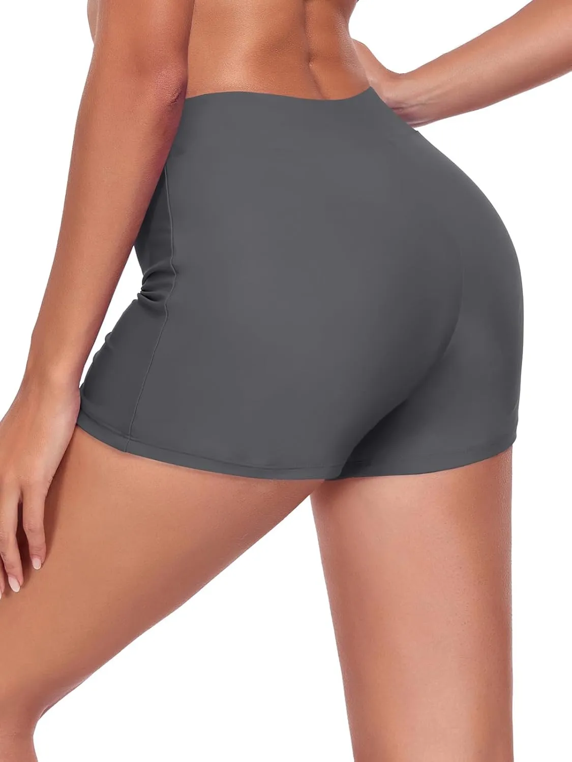 Women's Swim Board Shorts Swimming Bottoms High Waisted Tummy Control Swimsuits Beach Shorts Bathing Trunks
