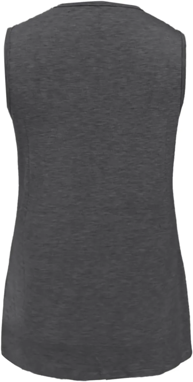 Womens Tank Tops 2025 Sleeveless Summer Vacation Beach Tee Shirt Loose Fit Casual T-Shirt