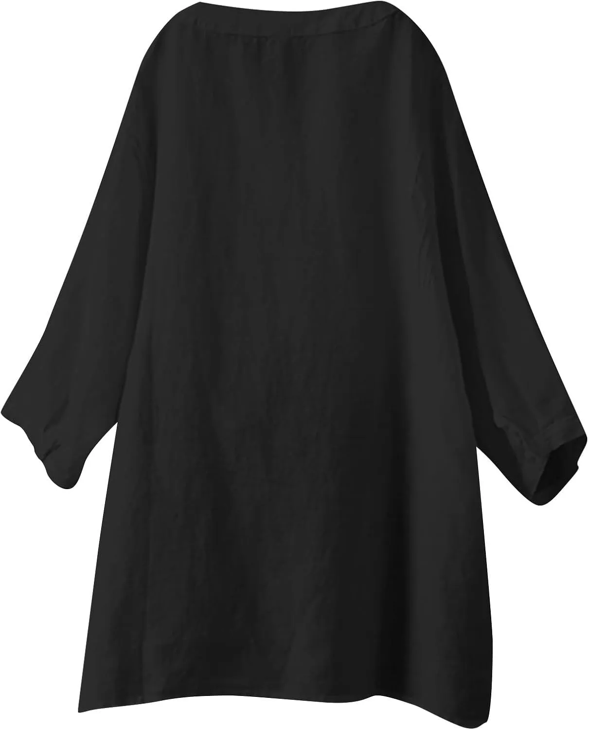 Women's Tops Top Stand Solid Color Sleeve Collar Casual Women's Shirt Women's Shirt Ladies Tunic Tshirt
