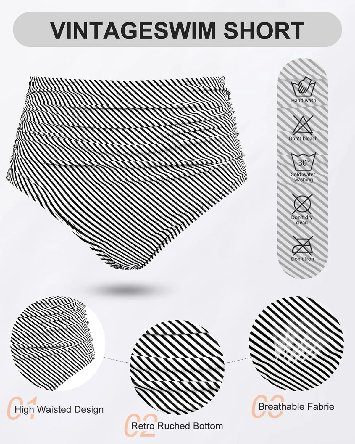 Women's Two Piece Swimsuits Bikini High Waisted Bathing Suit for Wome Sets Scoop Neck Adjustable Straps Sporty