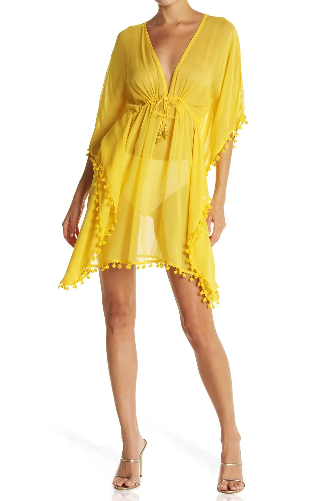 Yellow Bathing Suit Cover Up