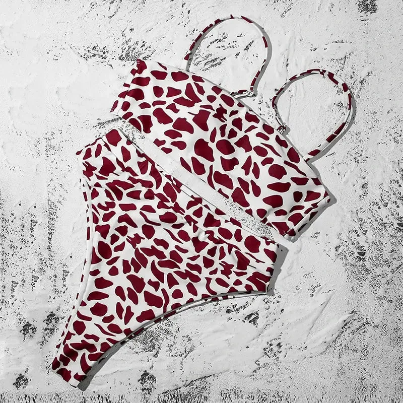 ZTVitality Sexy Bikinis Solid Push Up Bikini 2021 Hot Sale Padded Bra Straps High Waist Swimsuit Female Swimwear Women Biquini