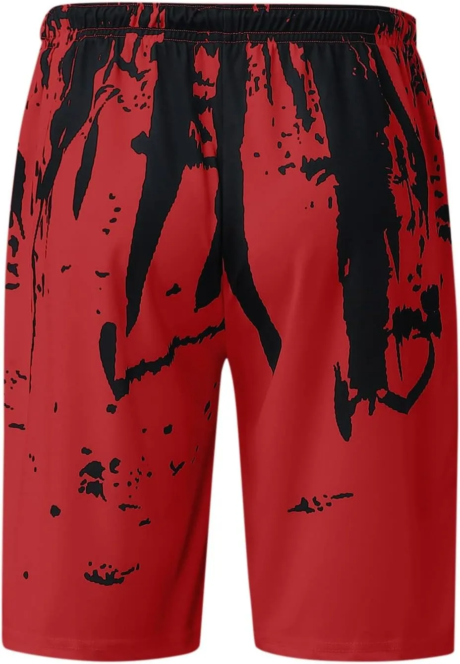 ZYXTIM Summer Casual Lounge Shorts for Men Knee Length Tie Dye Relax Fit Quick-Dry Lightweight Athletic Jogging Sweat Shorts