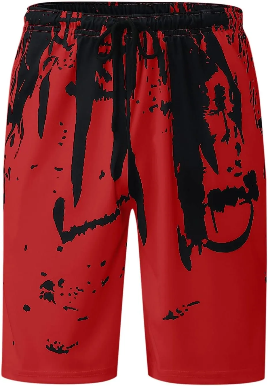 ZYXTIM Summer Casual Lounge Shorts for Men Knee Length Tie Dye Relax Fit Quick-Dry Lightweight Athletic Jogging Sweat Shorts